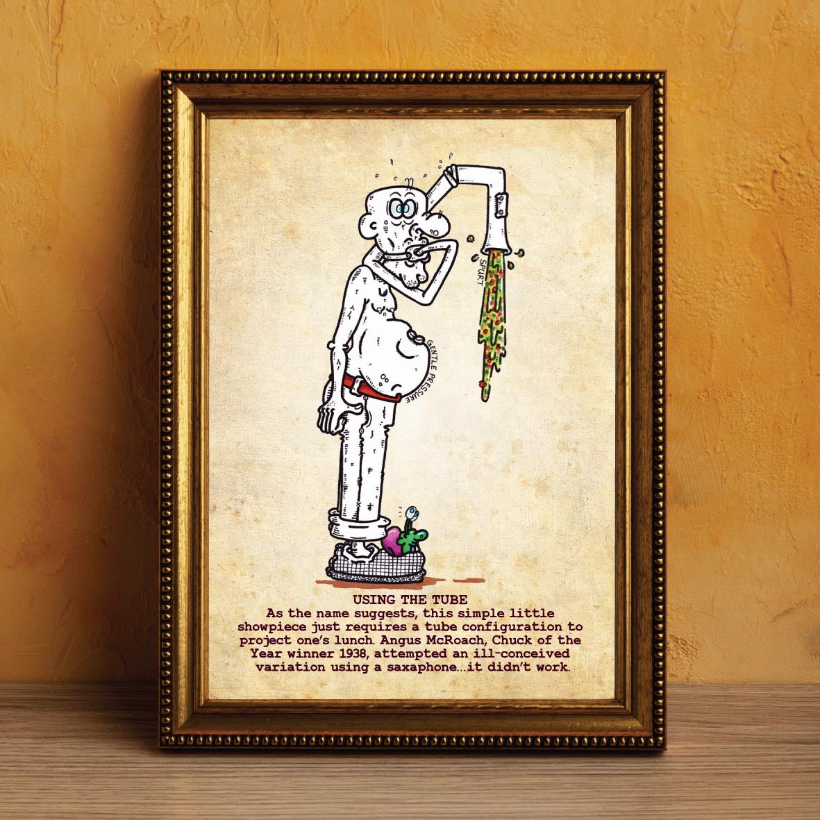 Using The Tube Art Print