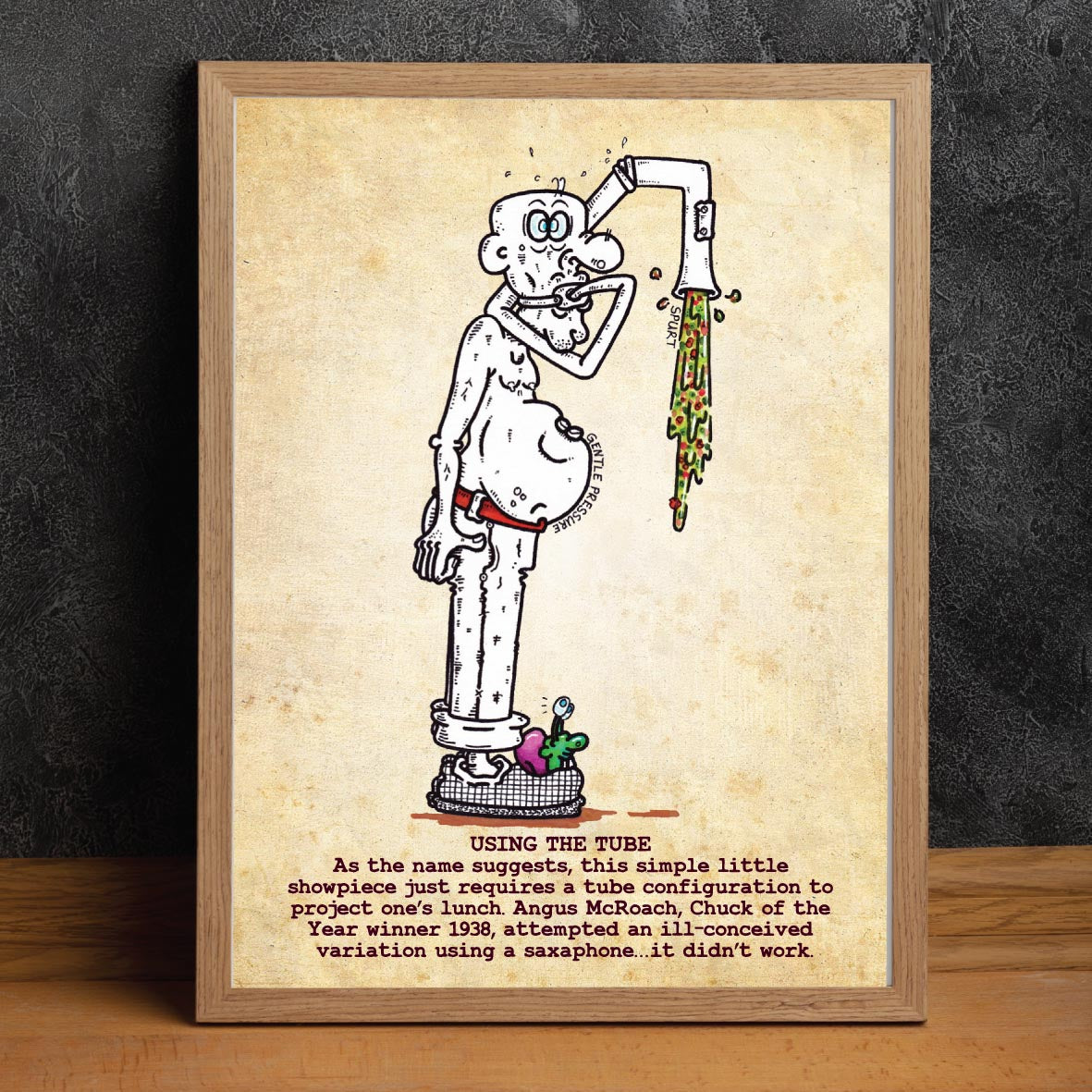 Using The Tube Art Print