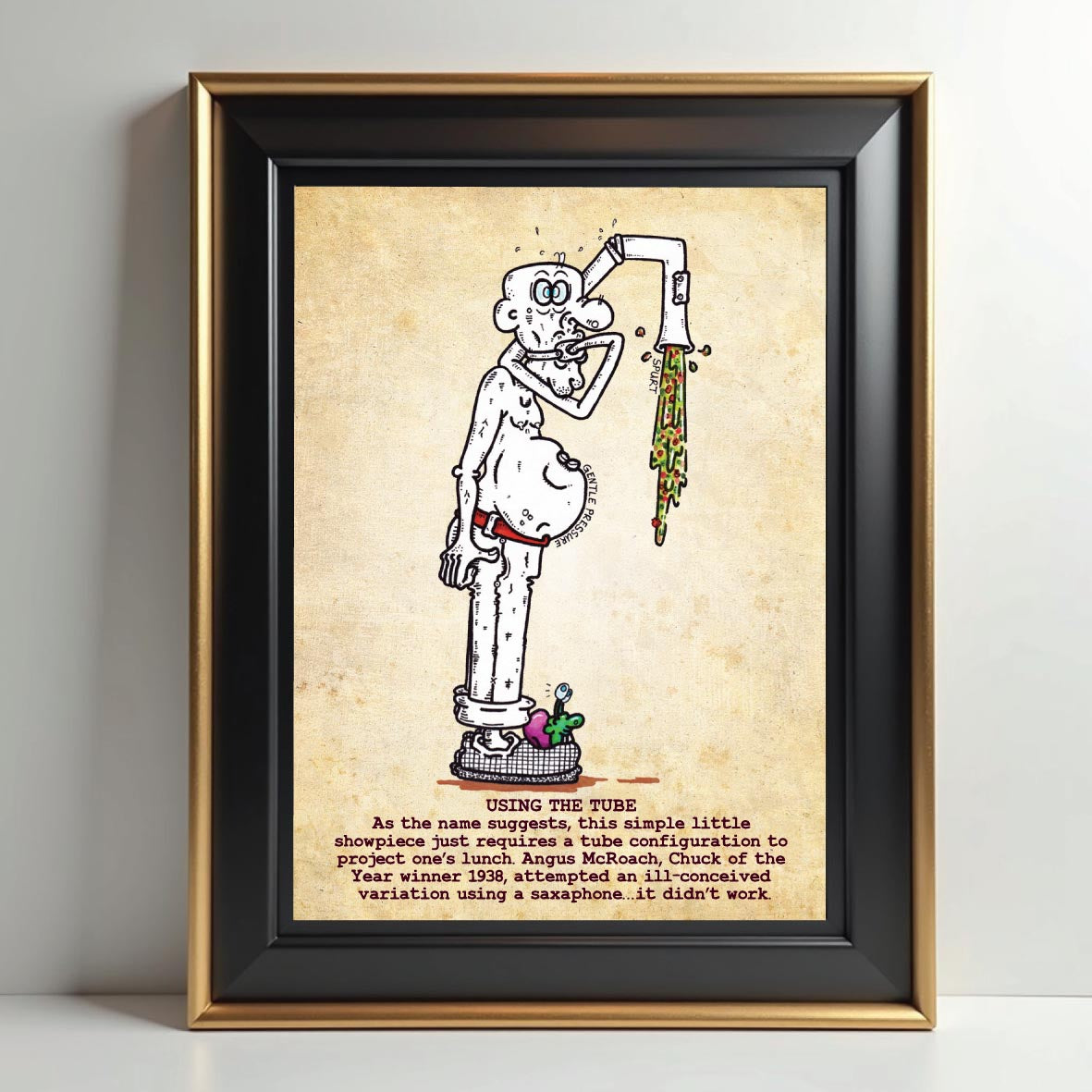 Using The Tube Art Print