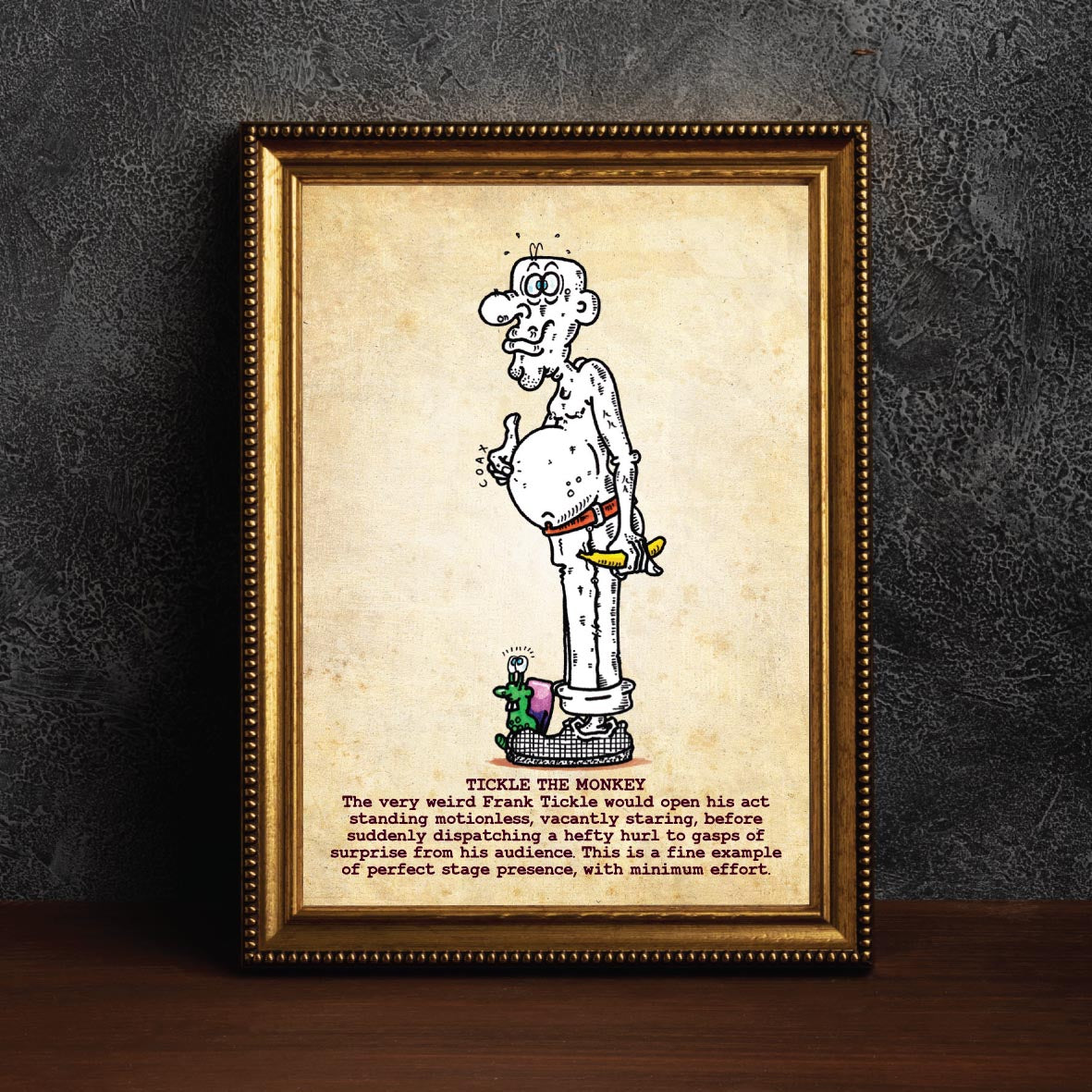 Tickle The Monkey Art Print
