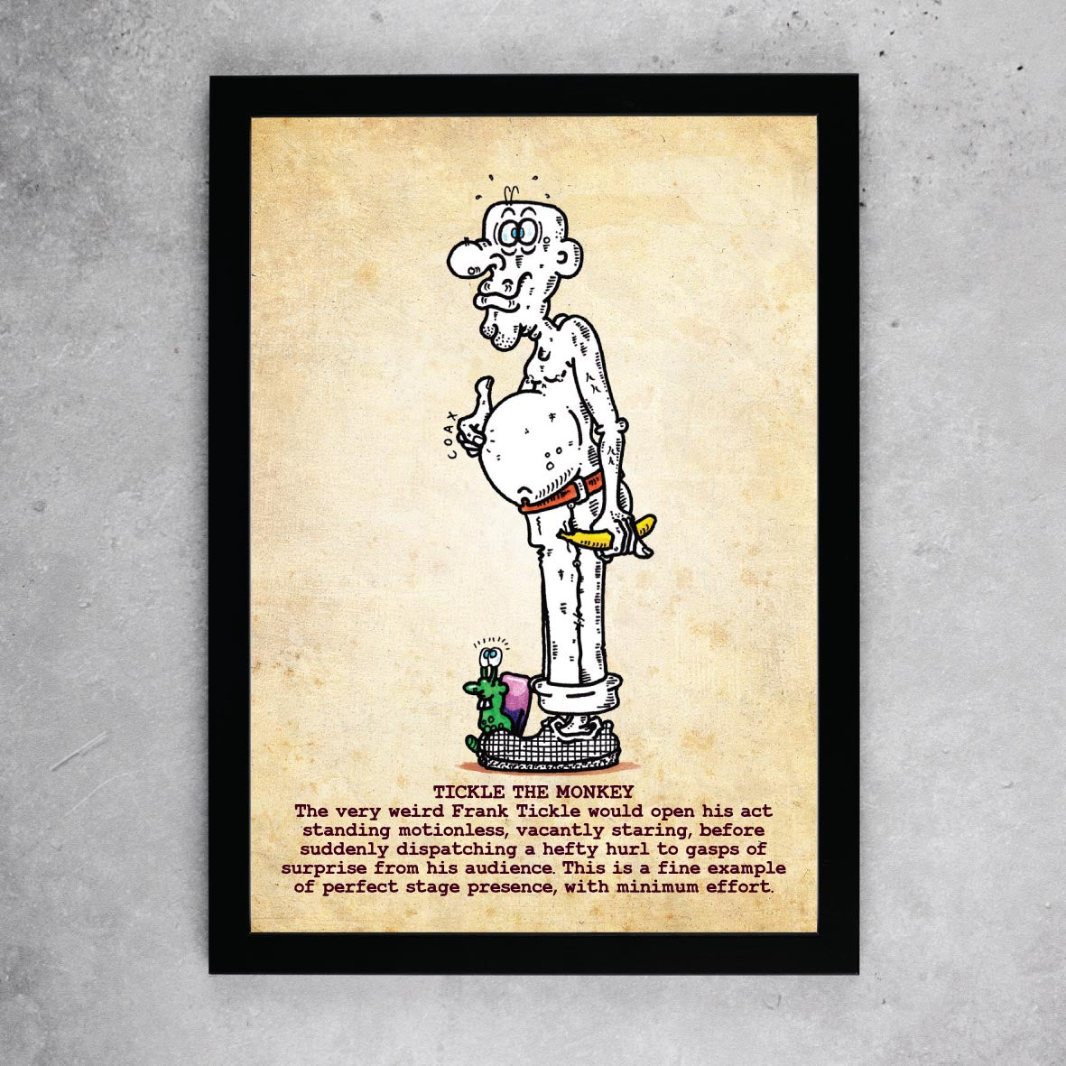 Tickle The Monkey Art Print