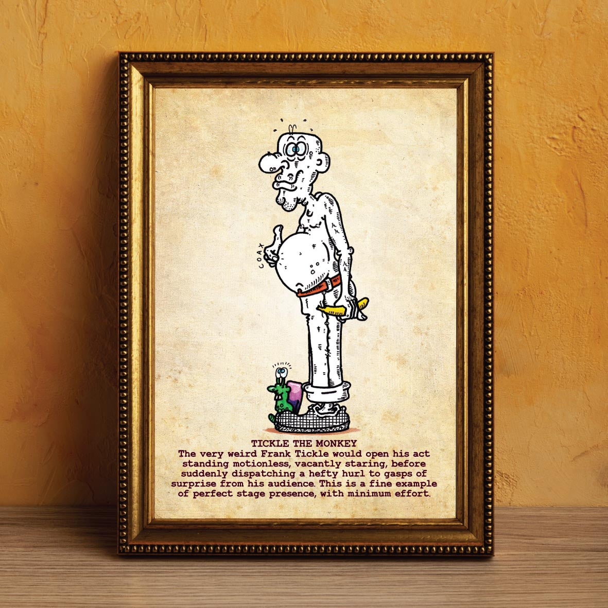Tickle The Monkey Art Print