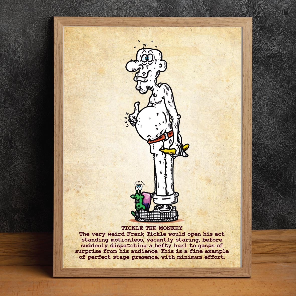Tickle The Monkey Art Print