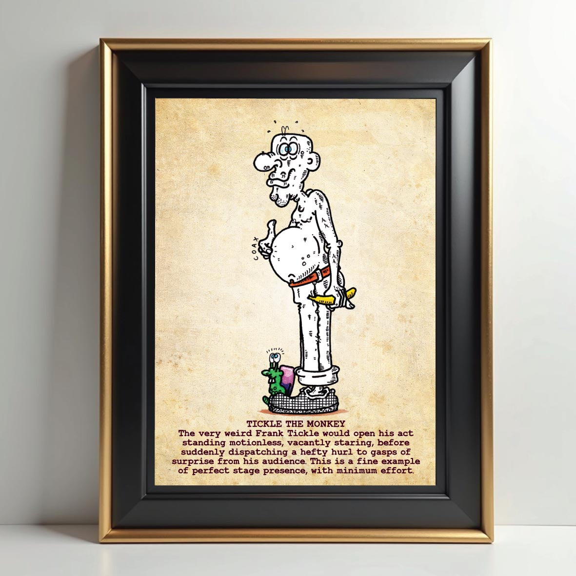 Tickle The Monkey Art Print