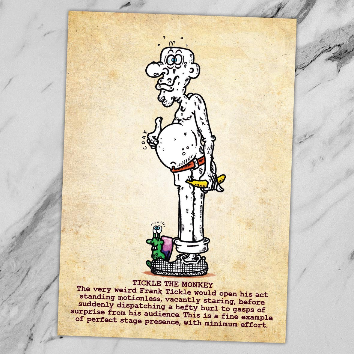 Tickle The Monkey Art Print