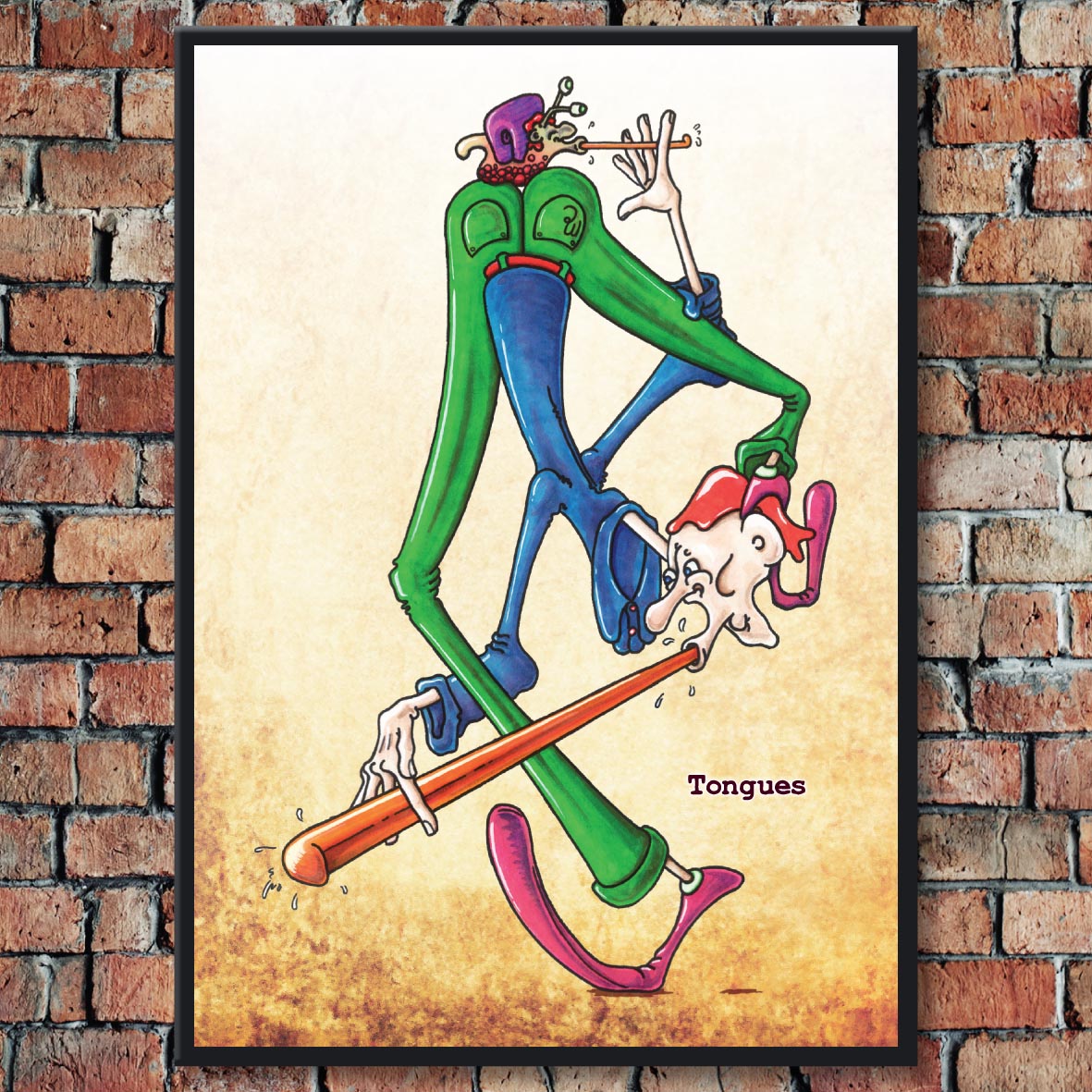 Tongues Art Print