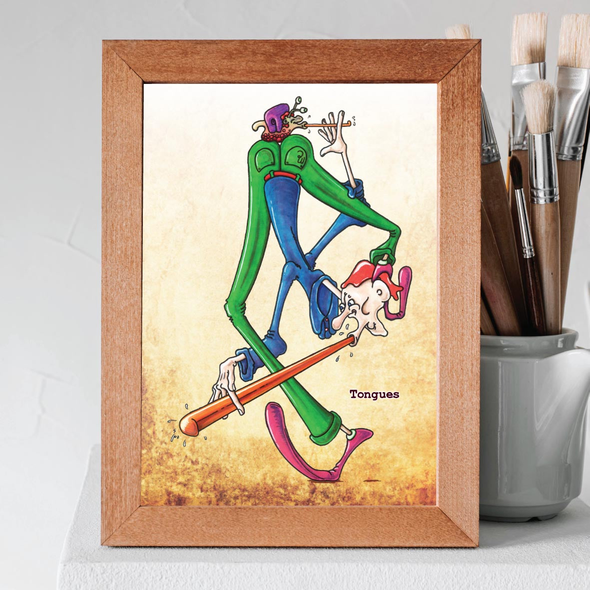 Tongues Art Print
