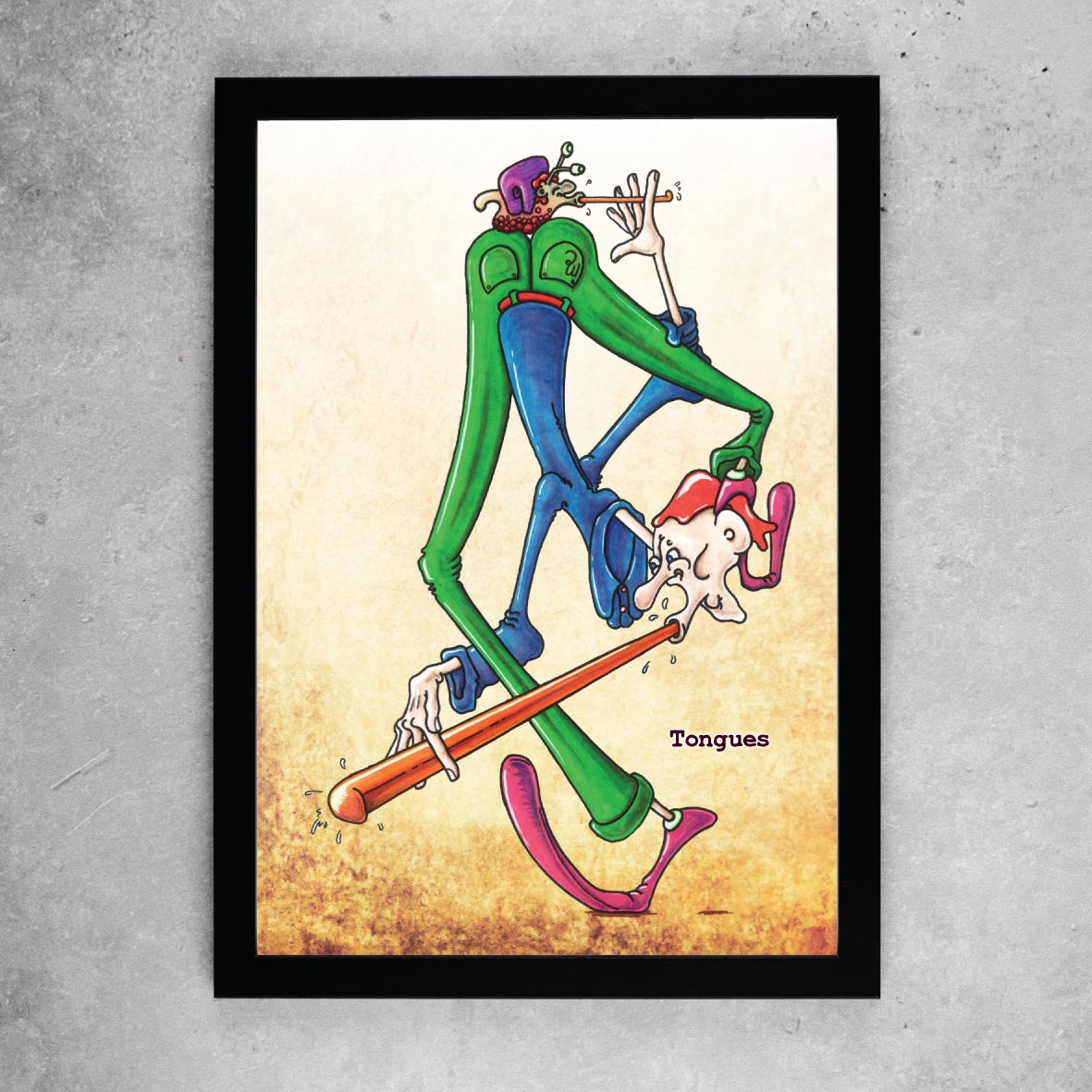 Tongues Art Print