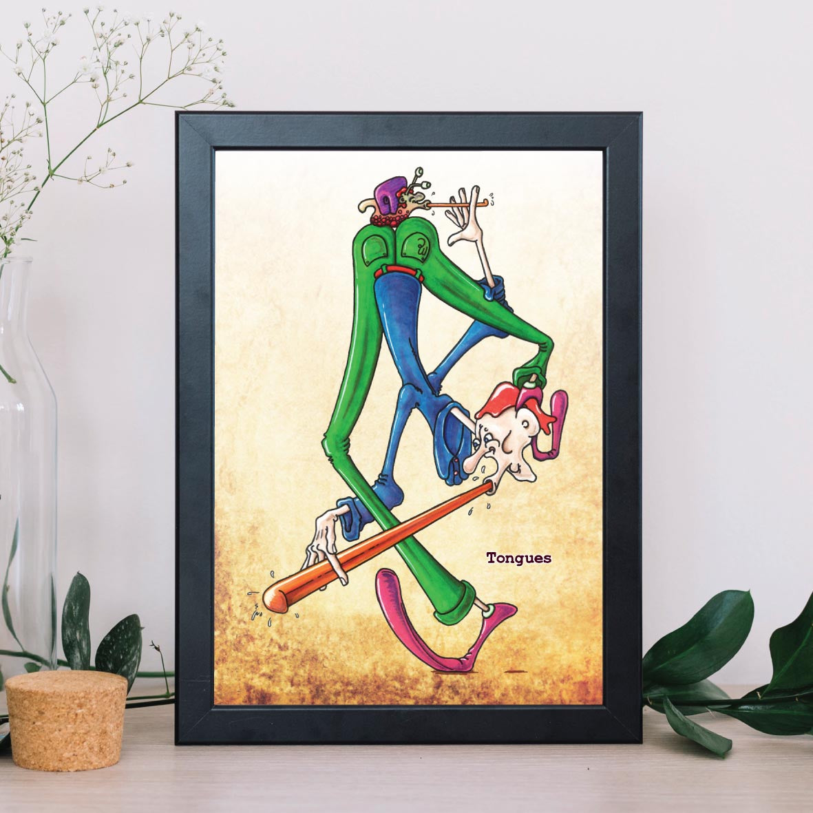 Tongues Art Print