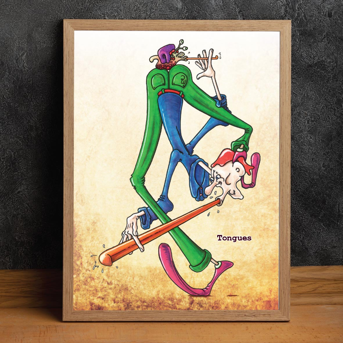 Tongues Art Print