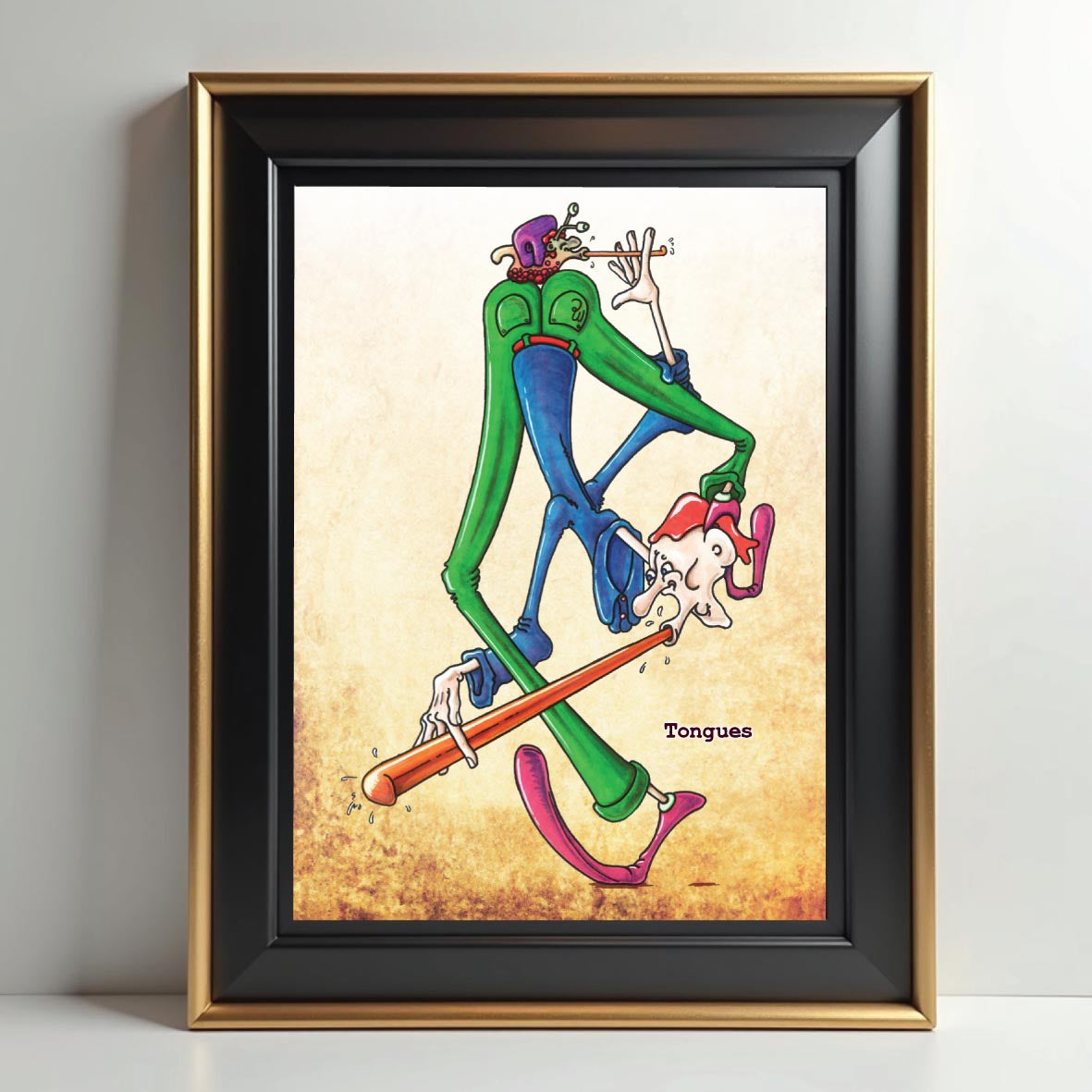 Tongues Art Print