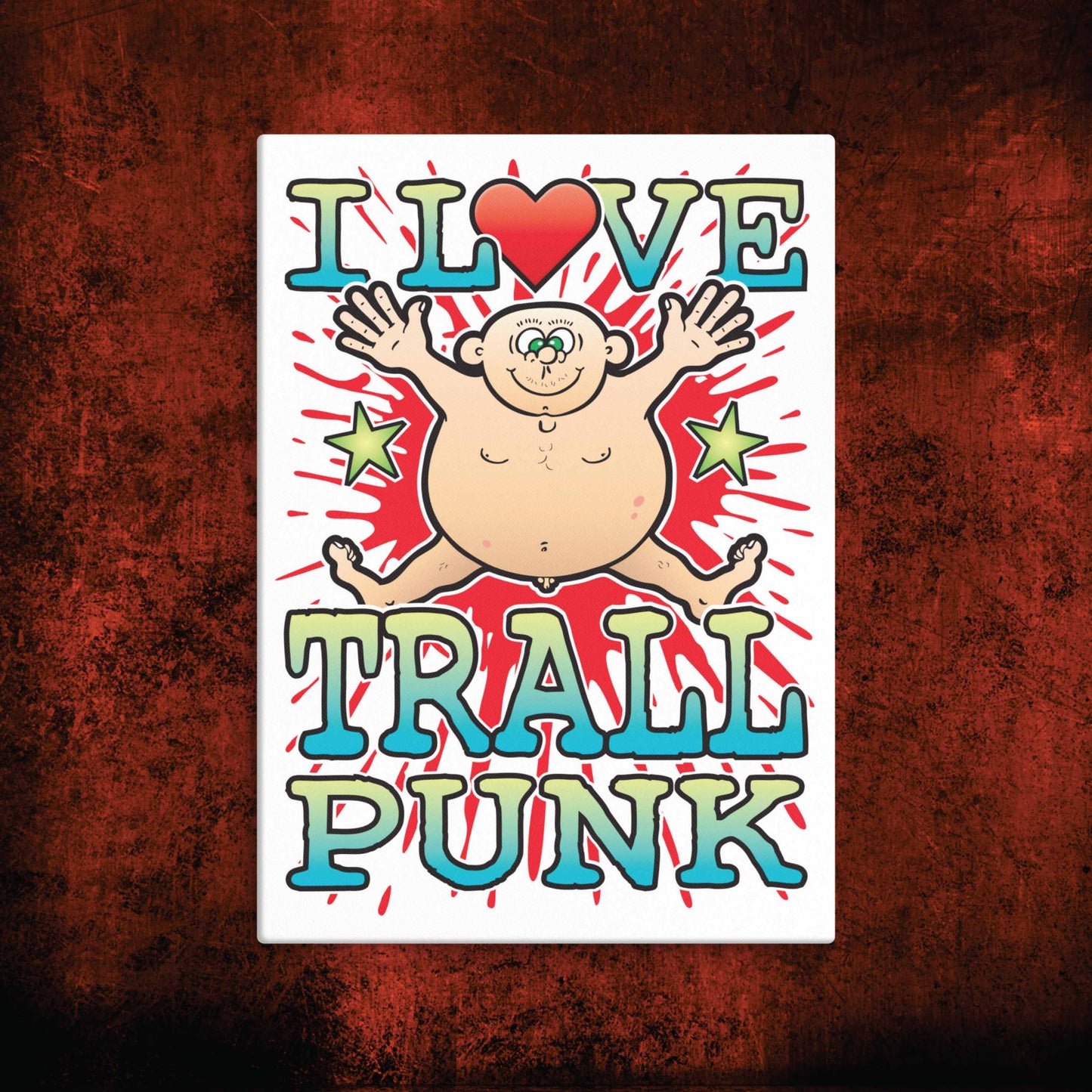 Trallpunk Canvas Print 30x40cm