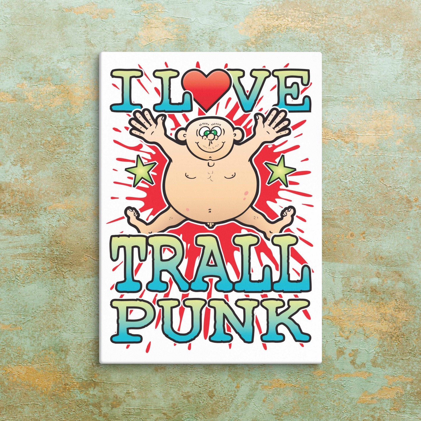 Trallpunk Canvas Print 30x40cm