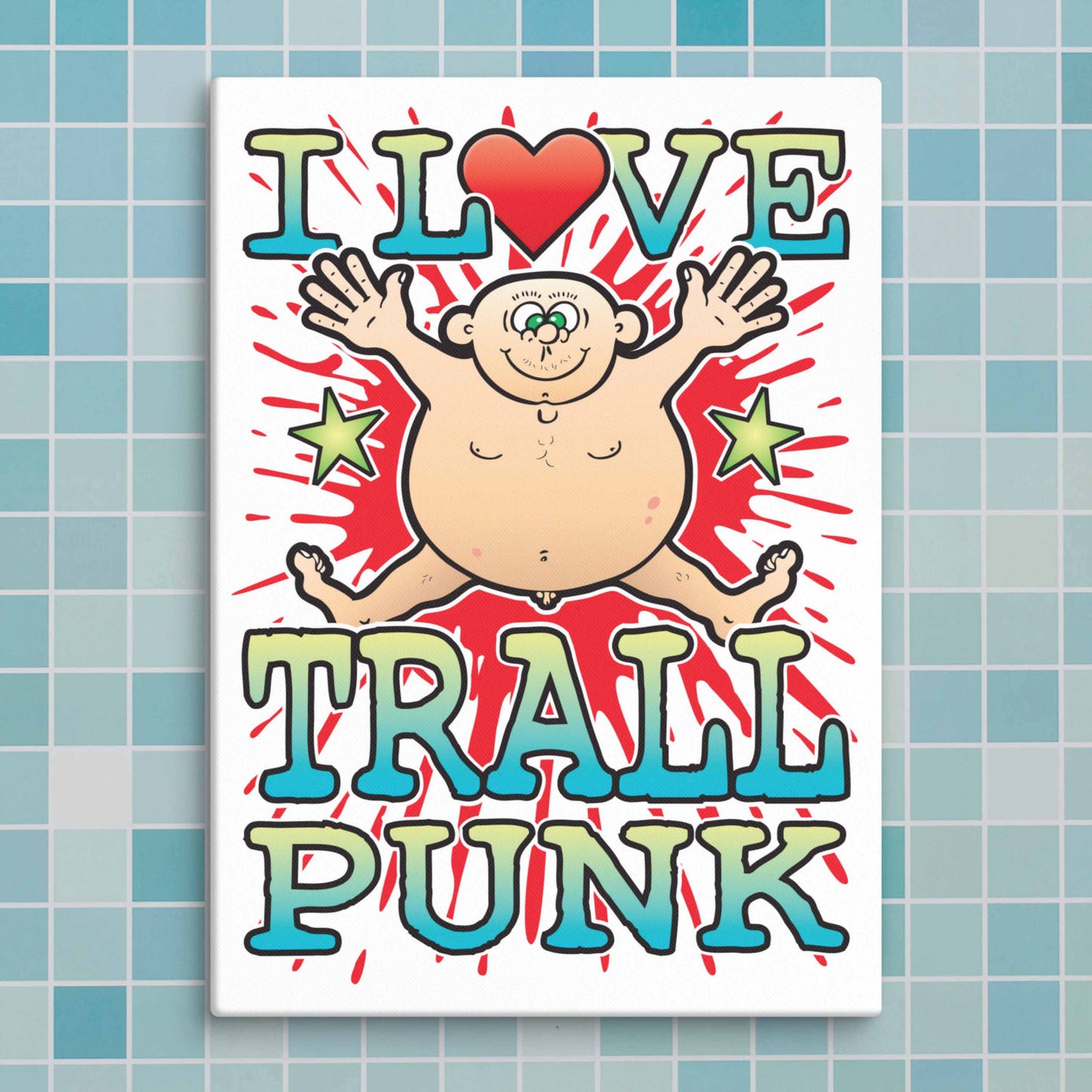 Trallpunk Canvas Print 30x40cm