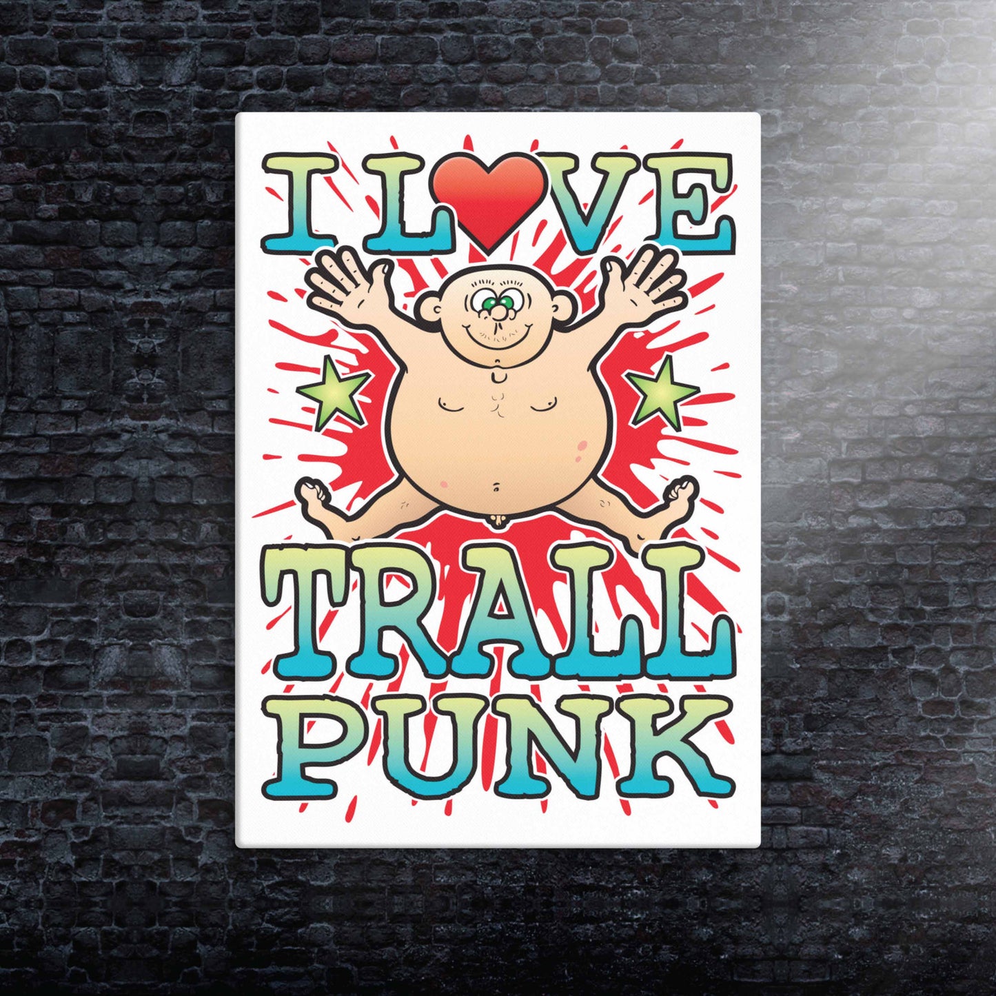 Trallpunk Canvas Print 30x40cm