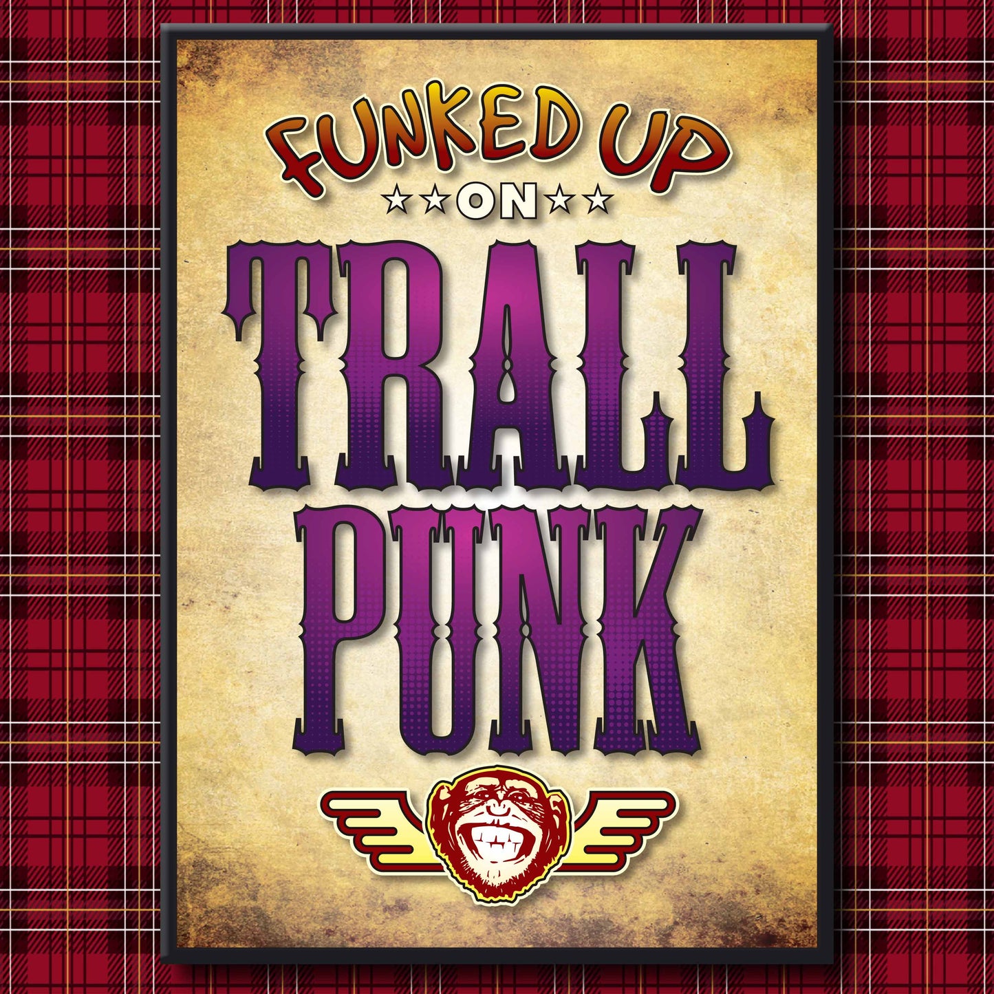 Trall Punk Art Print / Poster / Birthday Card / Greetings Card