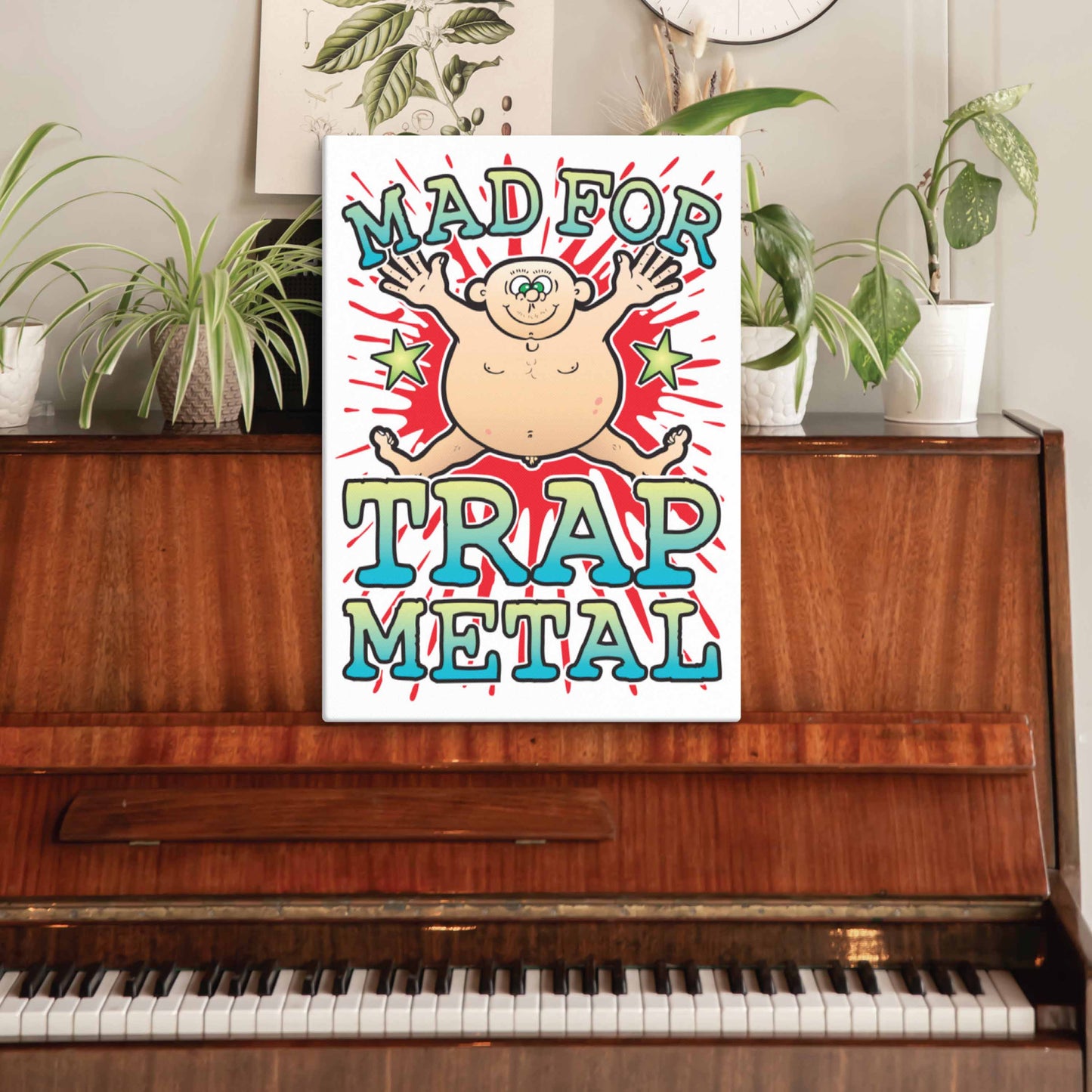 Trap Metal Canvas Print 51x71cm