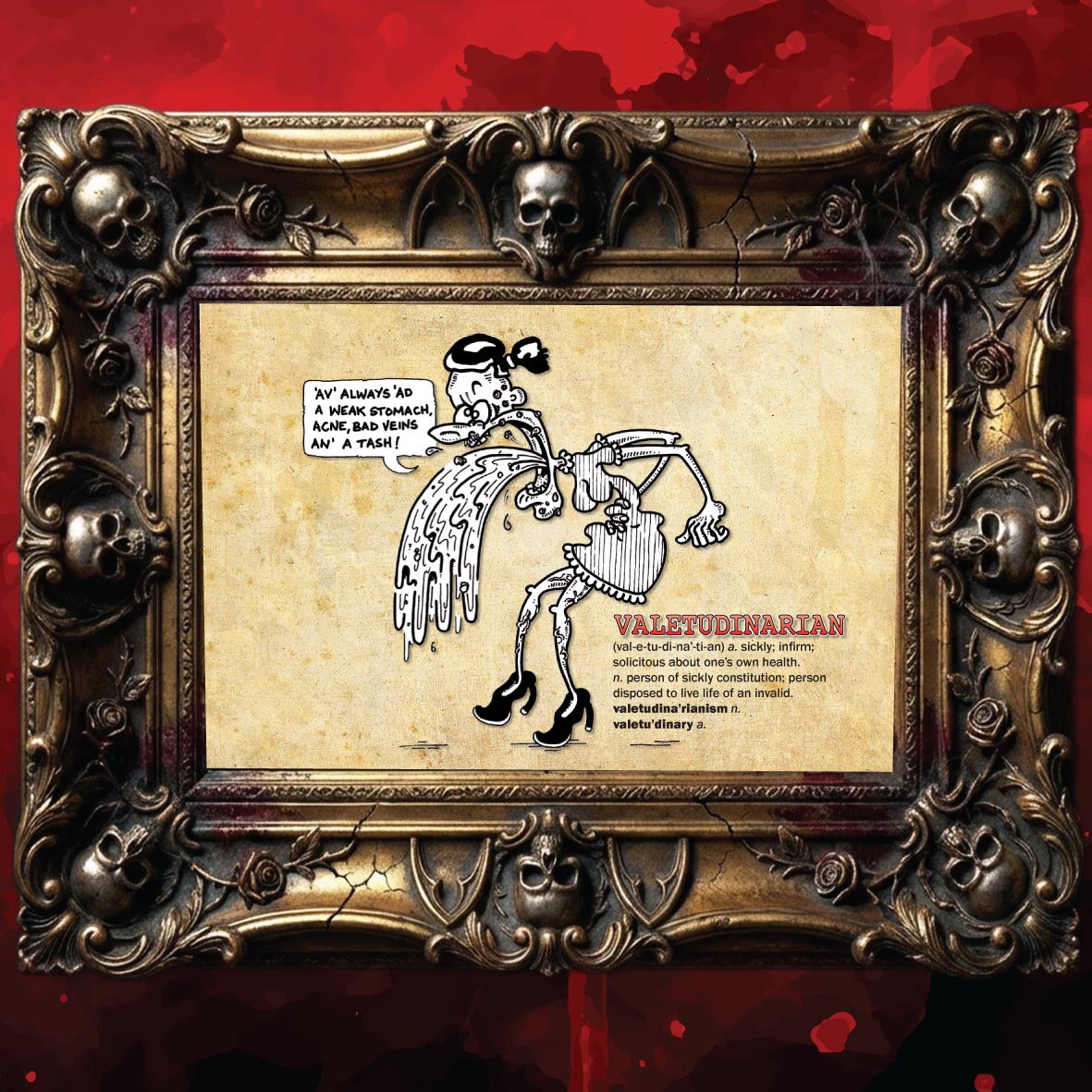 Valetudinarian Cartoon Art Print