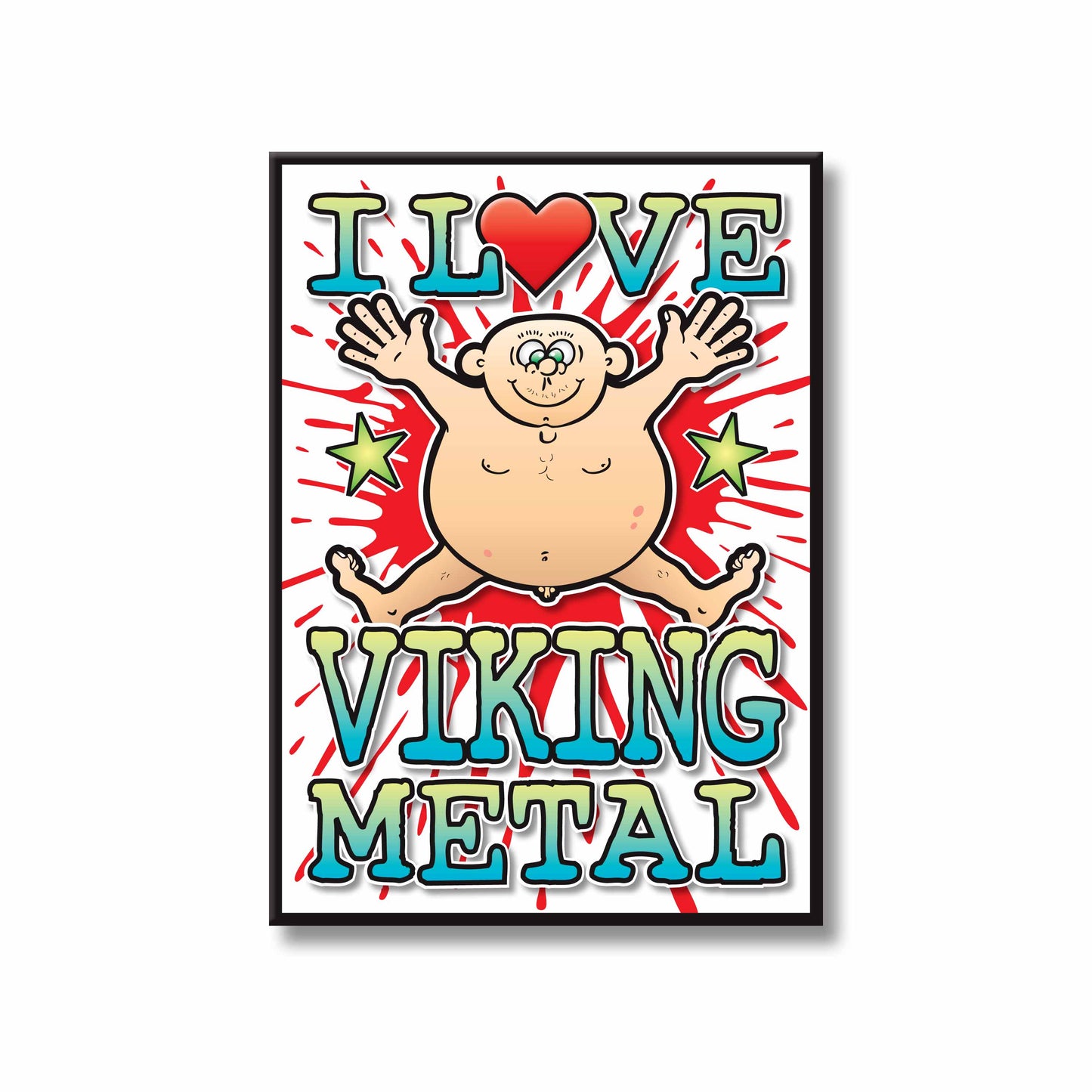 Viking Metal Art Print / Love Music Poster / Wall Décor / Rock Guru