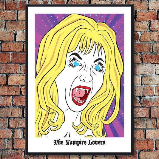 Ingrid Pitt - "The Vampire Lovers" Pop Art Giclée Print