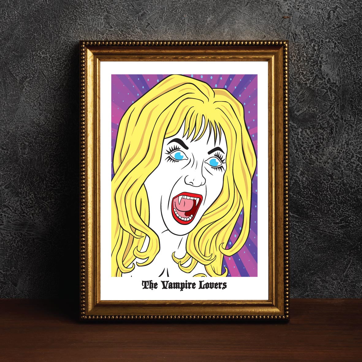Ingrid Pitt - "The Vampire Lovers" Pop Art Giclée Print