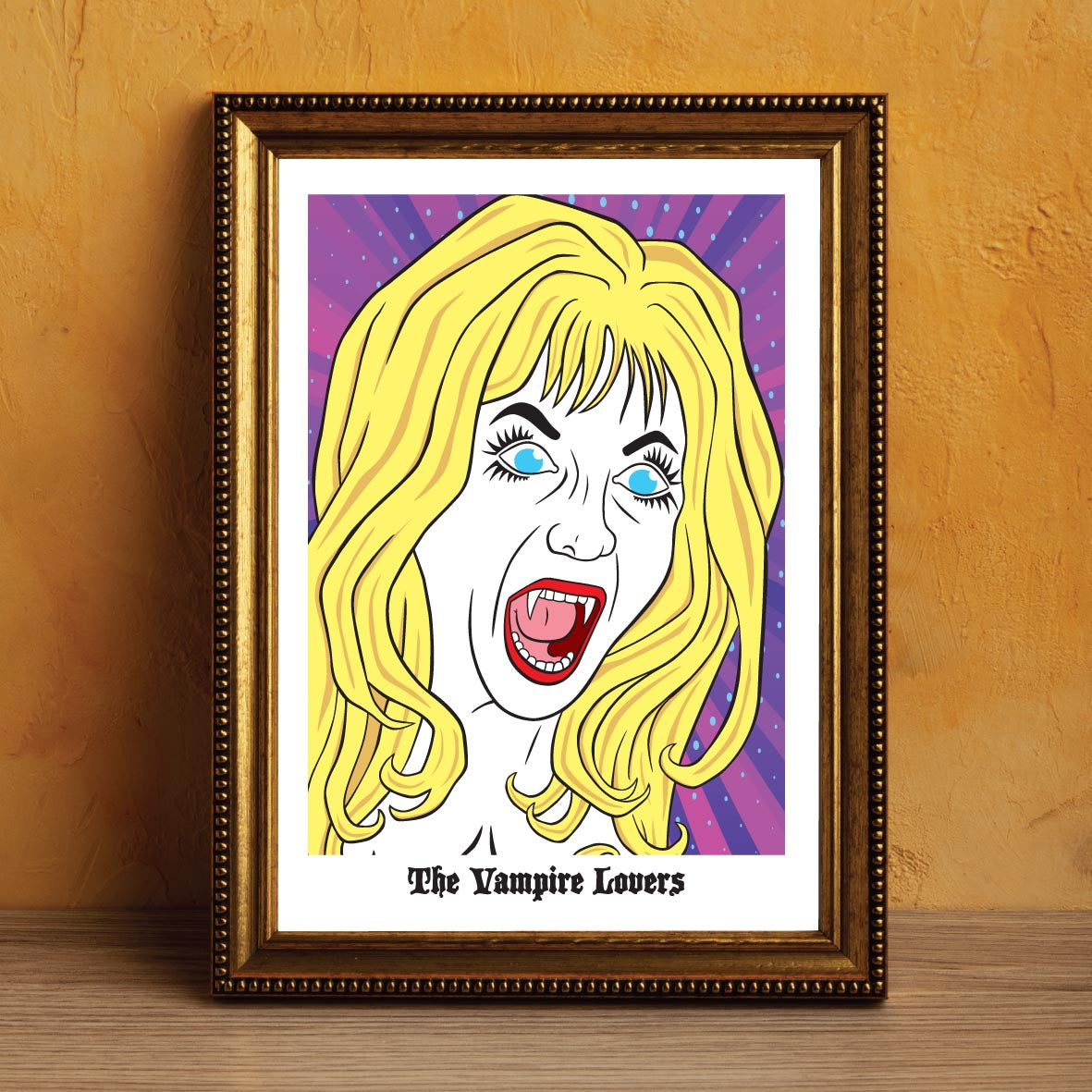 Ingrid Pitt - "The Vampire Lovers" Pop Art Giclée Print