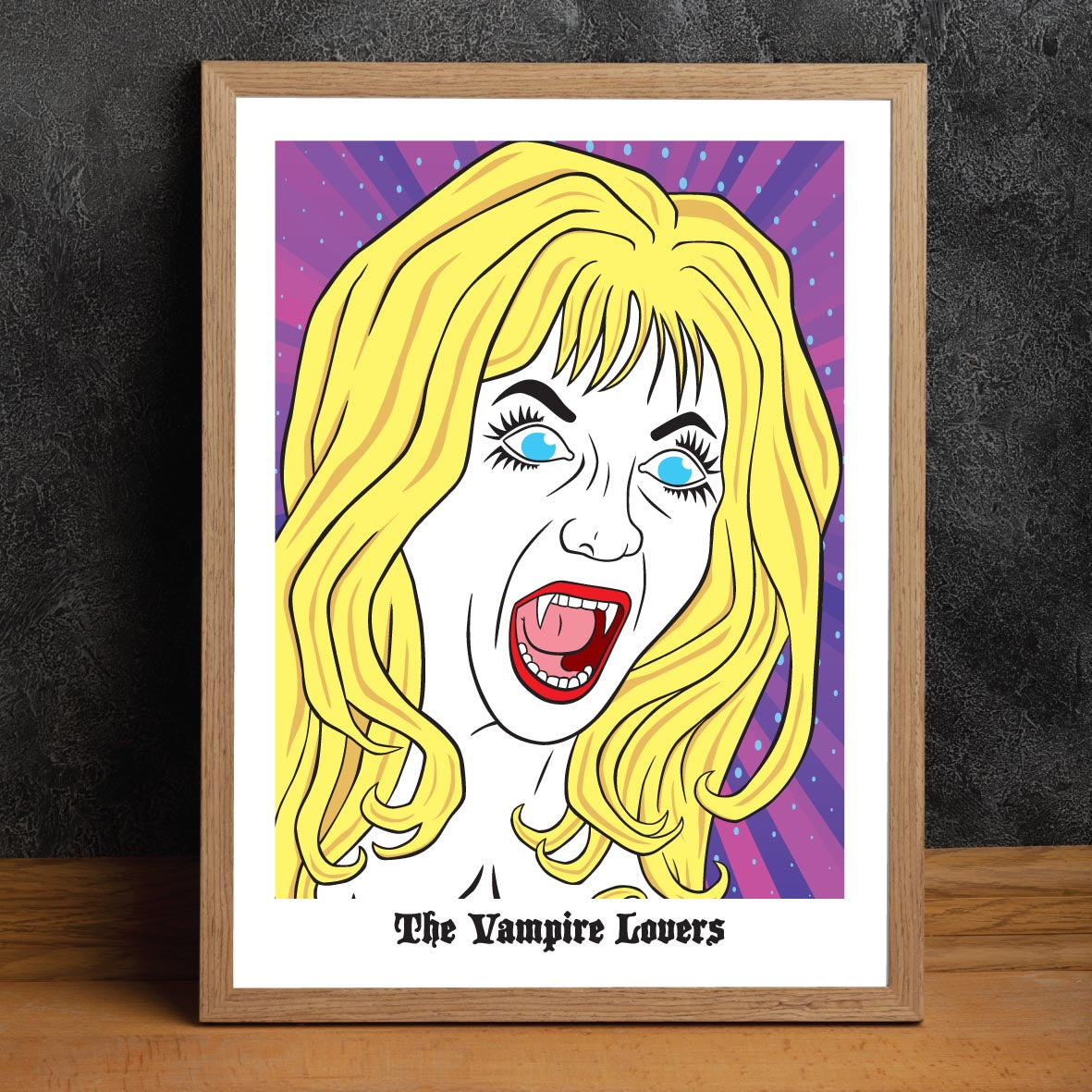 Ingrid Pitt - "The Vampire Lovers" Pop Art Giclée Print