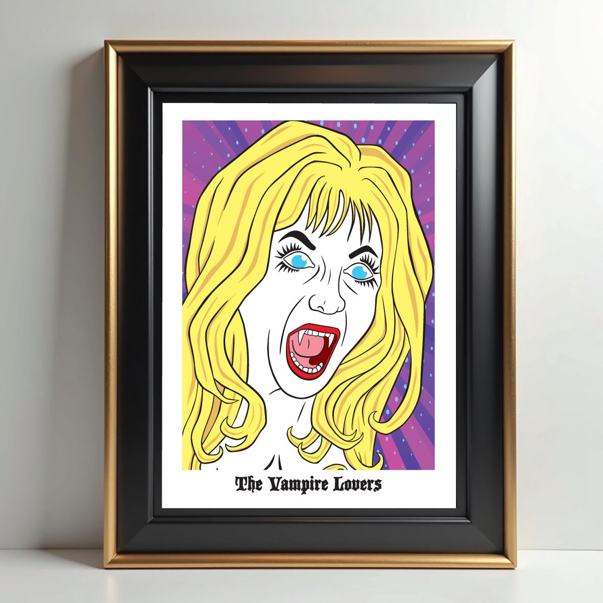 Ingrid Pitt - "The Vampire Lovers" Pop Art Giclée Print