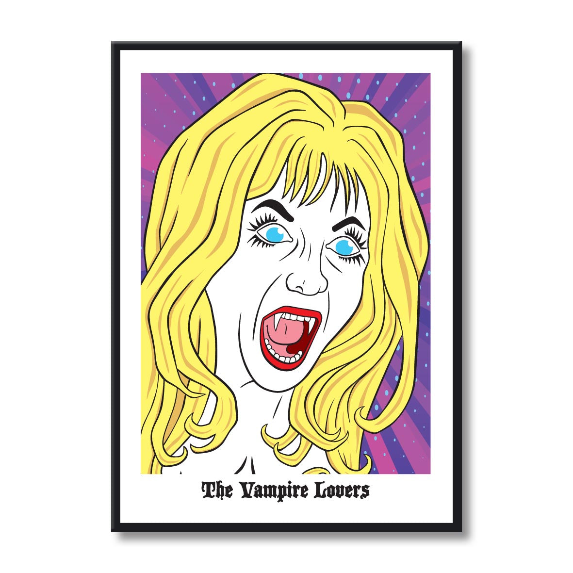 Ingrid Pitt - "The Vampire Lovers" Pop Art Giclée Print
