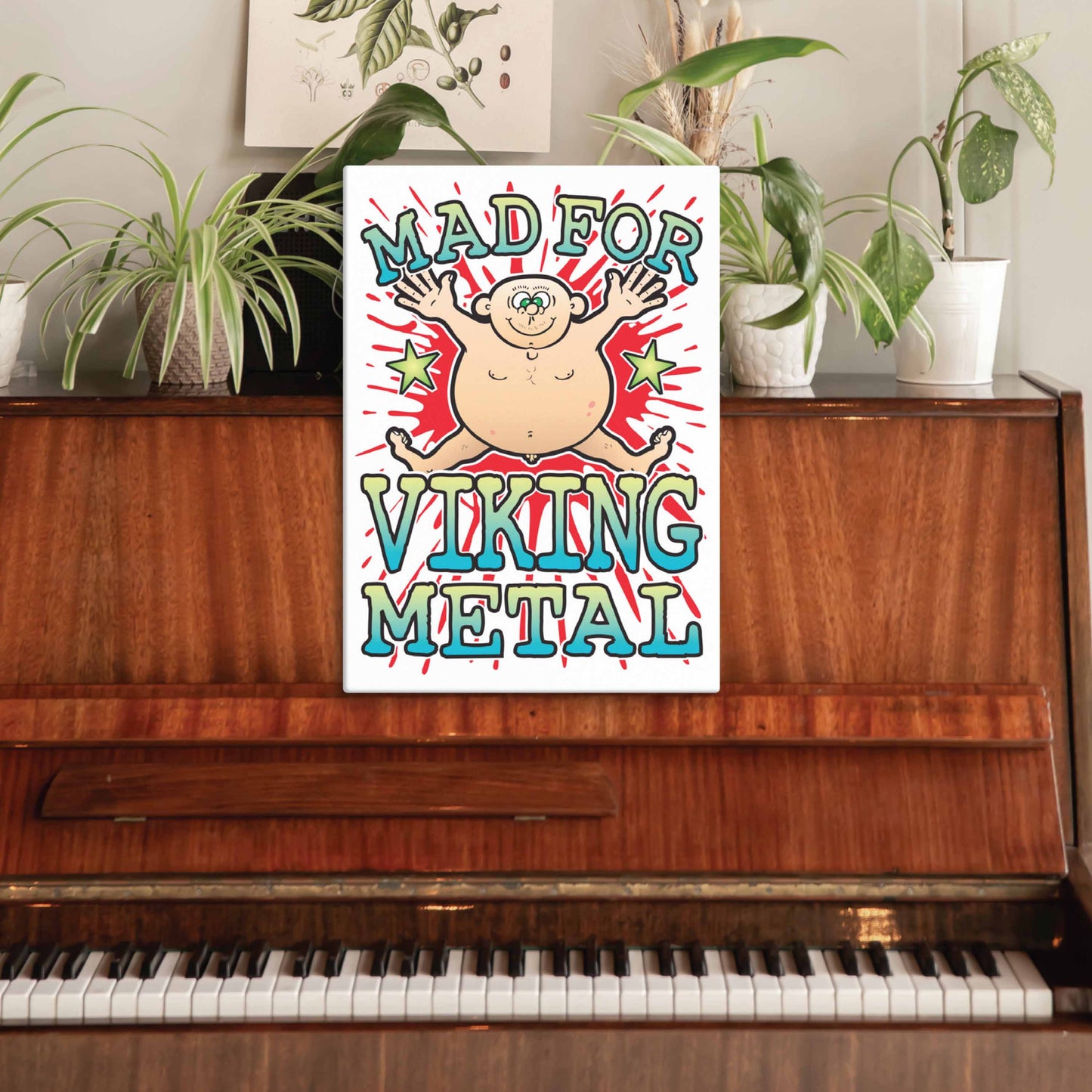 Viking Metal Canvas Print 30x40cm