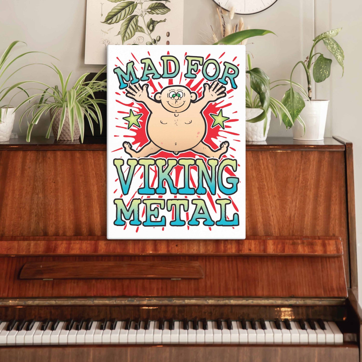 Viking Metal Canvas Print 51x71cm