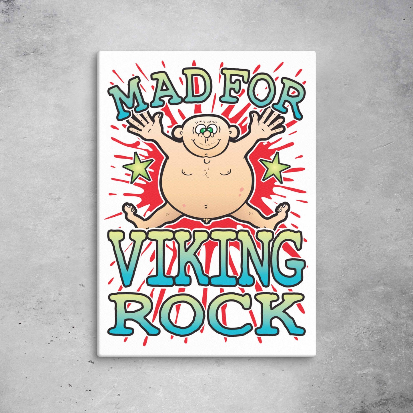 Viking Rock Canvas Print 51x71cm