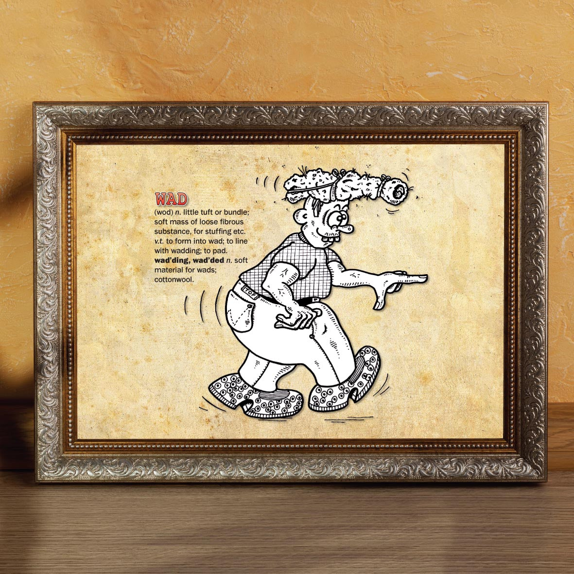 Wad Cartoon Art Print
