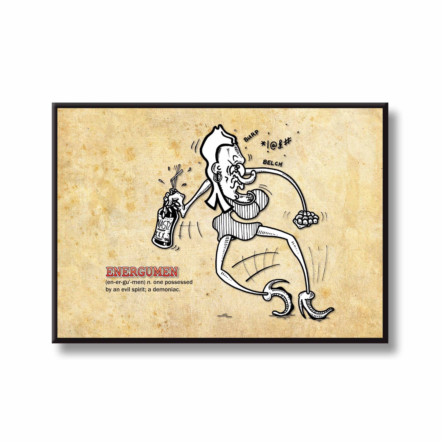 Energumen Cartoon Art Print