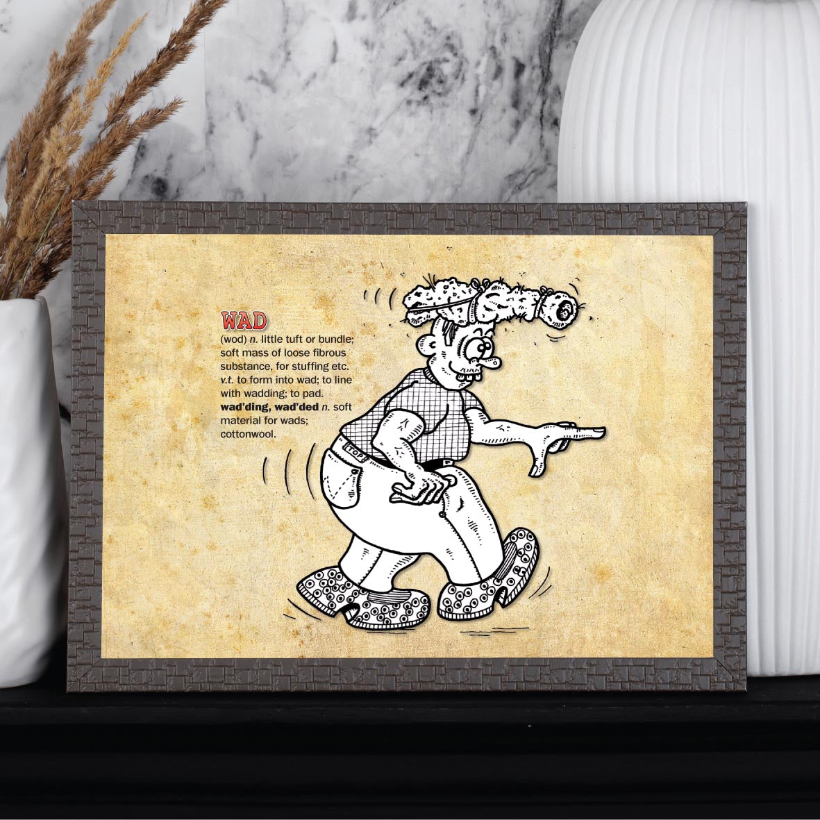 Wad Cartoon Art Print