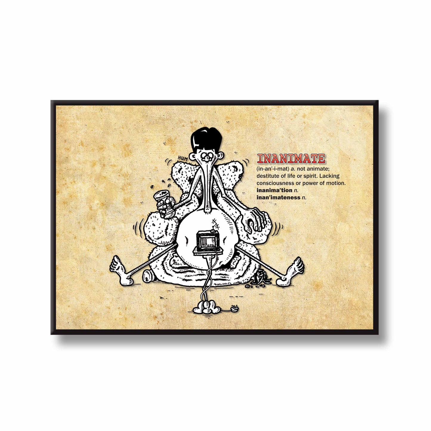 Inanimate Cartoon Art Print