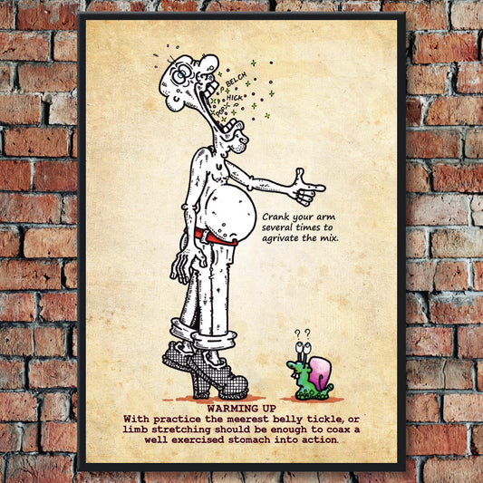 Warming Up Art Print