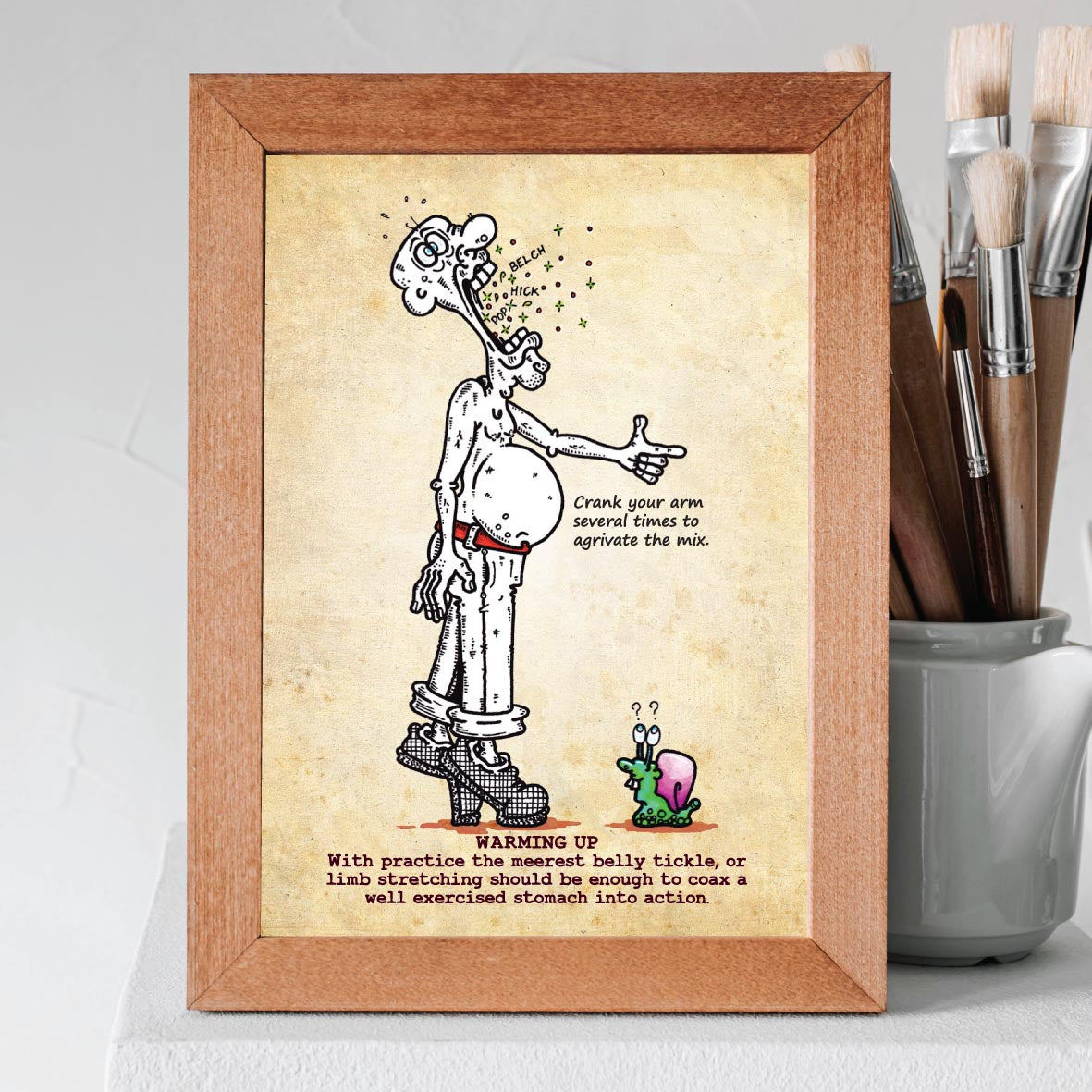 Warming Up Art Print