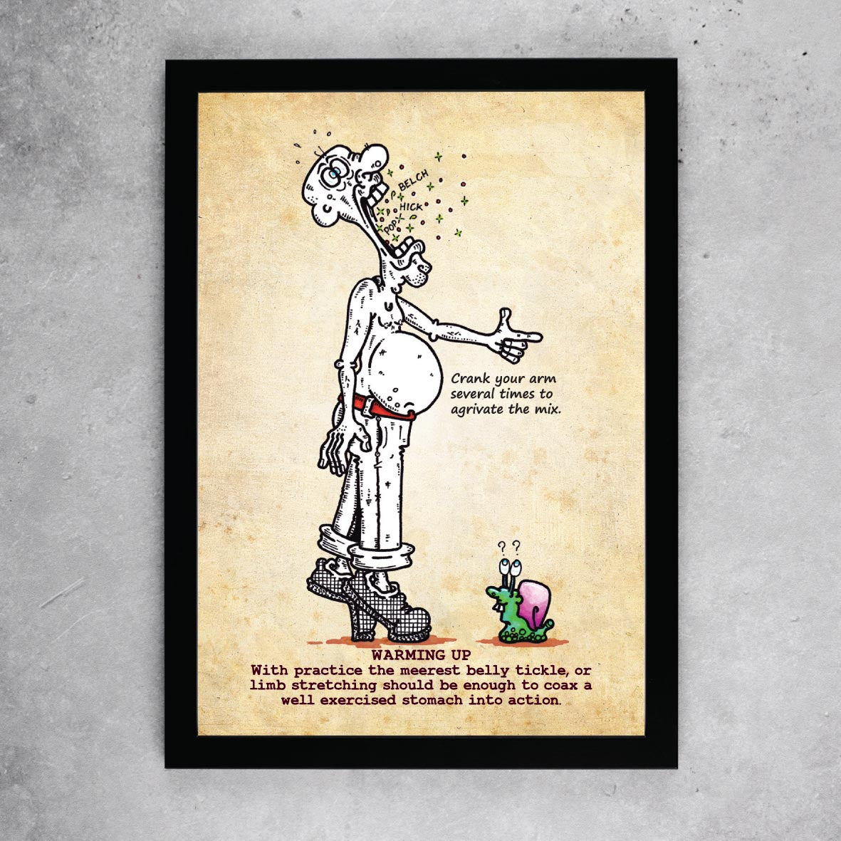 Warming Up Art Print