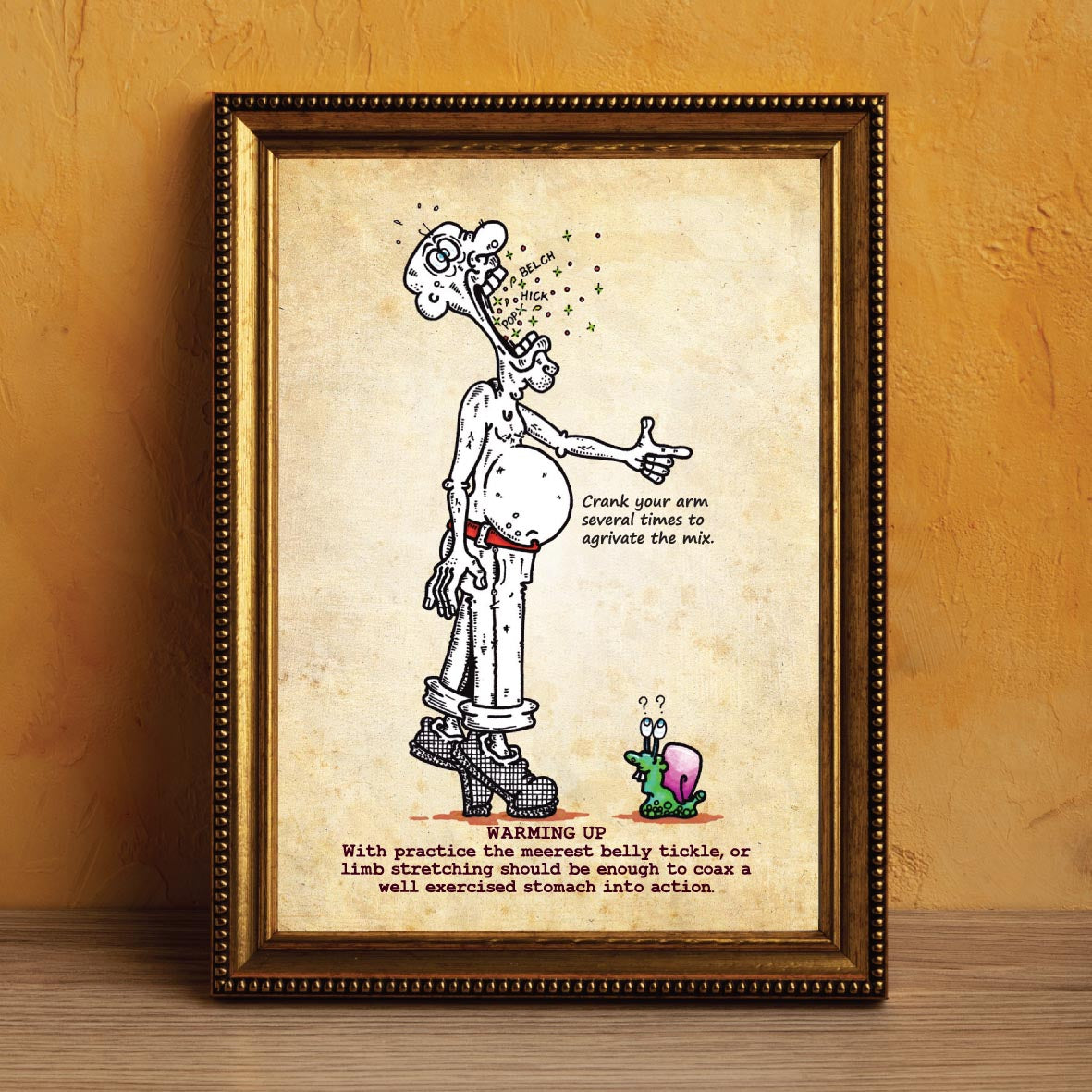 Warming Up Art Print