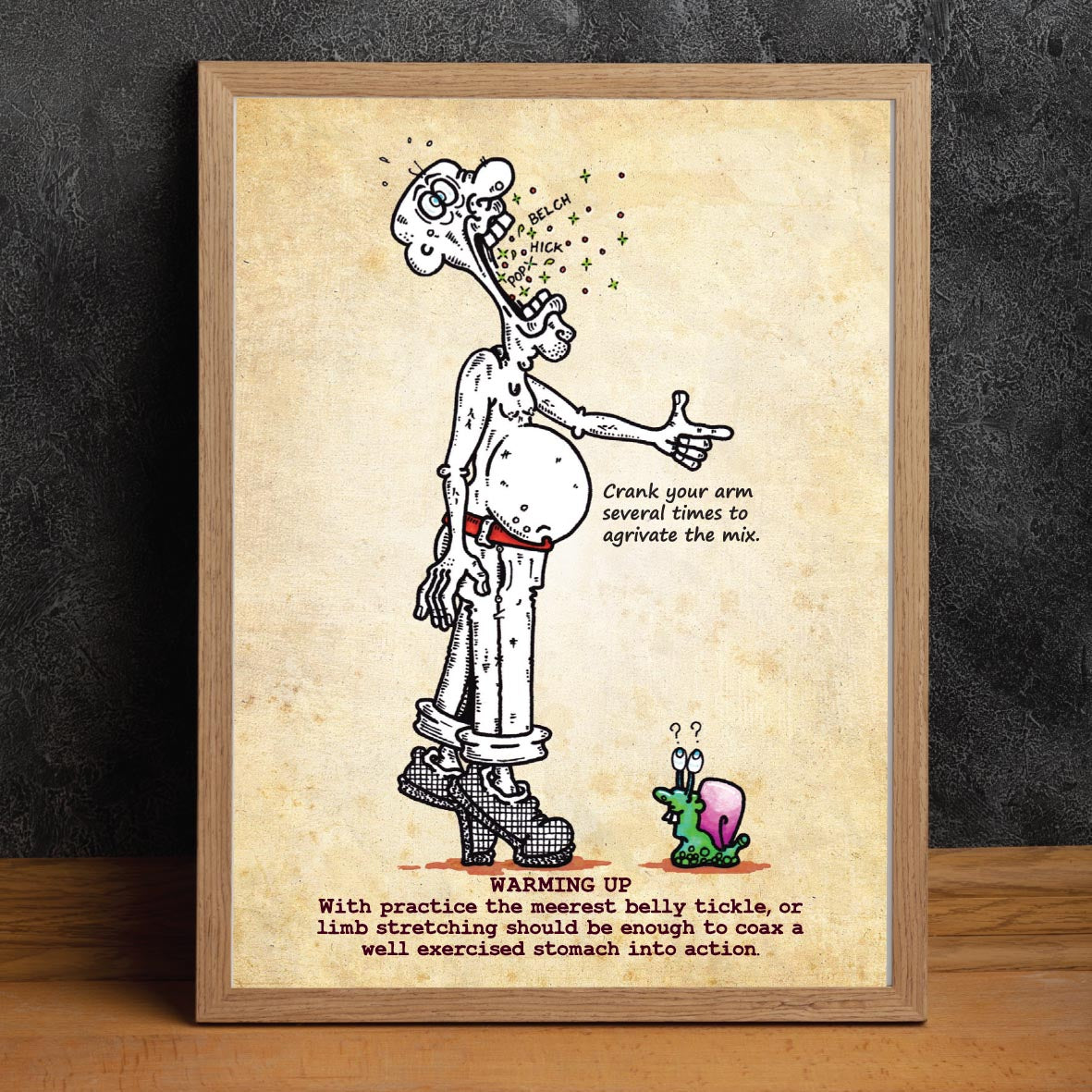 Warming Up Art Print
