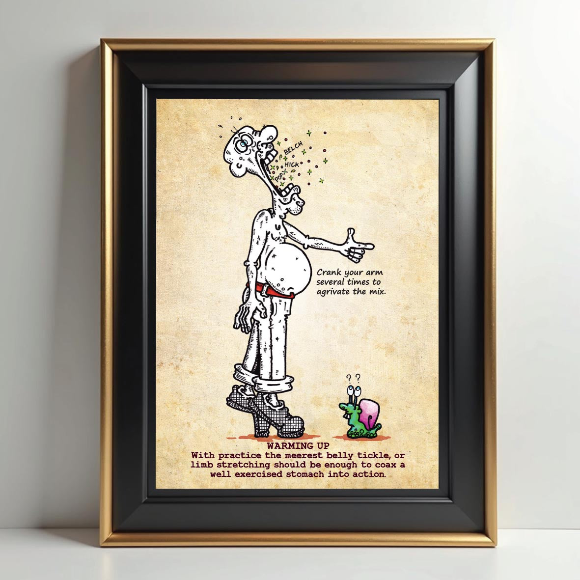 Warming Up Art Print