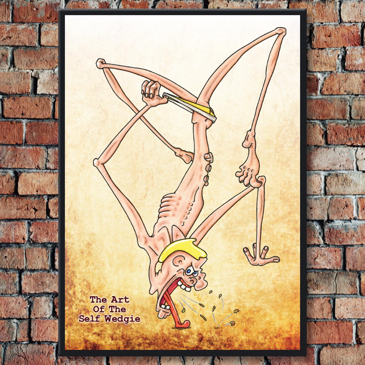Self Wedgie Art Print