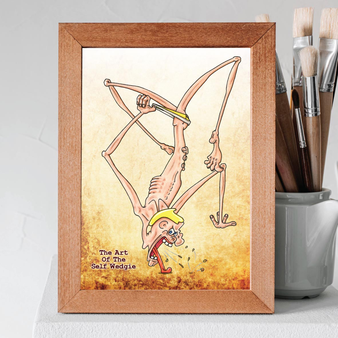 Self Wedgie Art Print