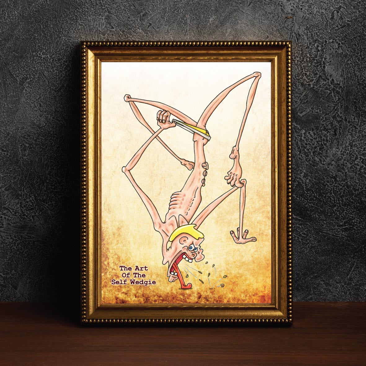 Self Wedgie Art Print