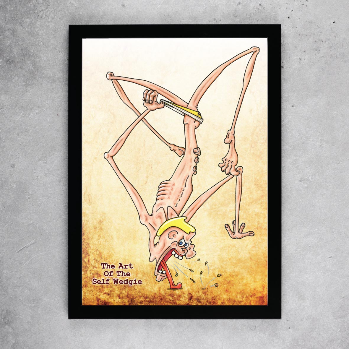 Self Wedgie Art Print