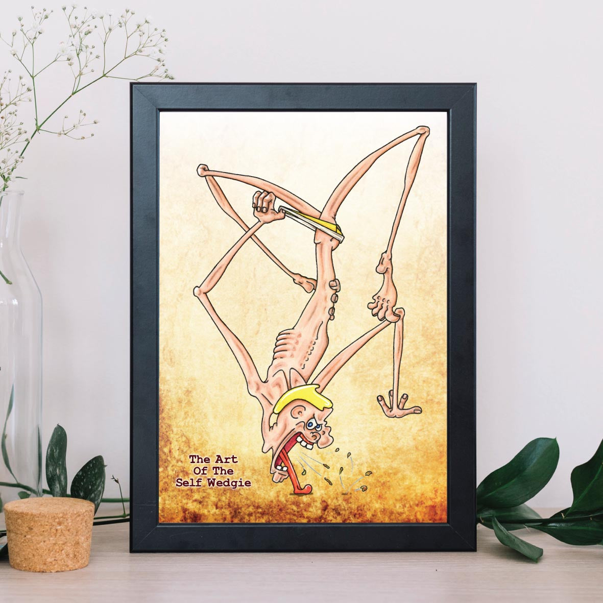 Self Wedgie Art Print