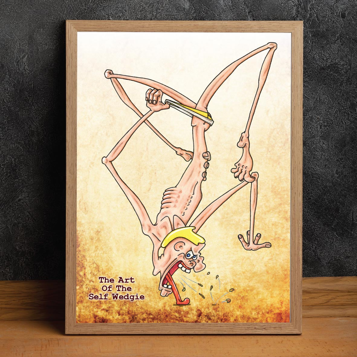 Self Wedgie Art Print