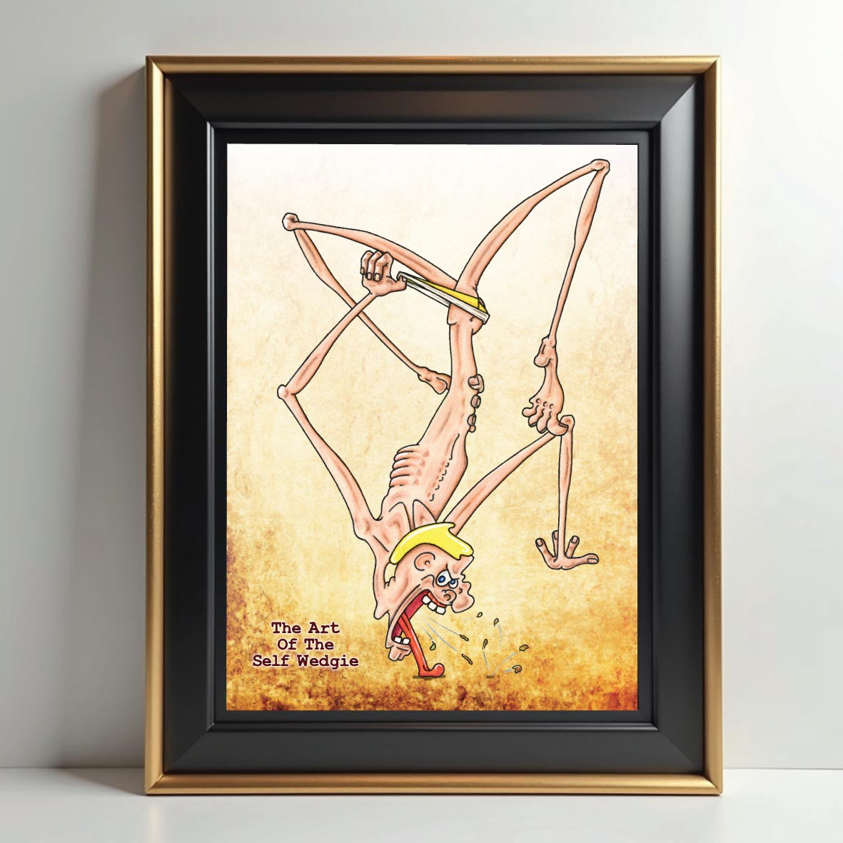 Self Wedgie Art Print