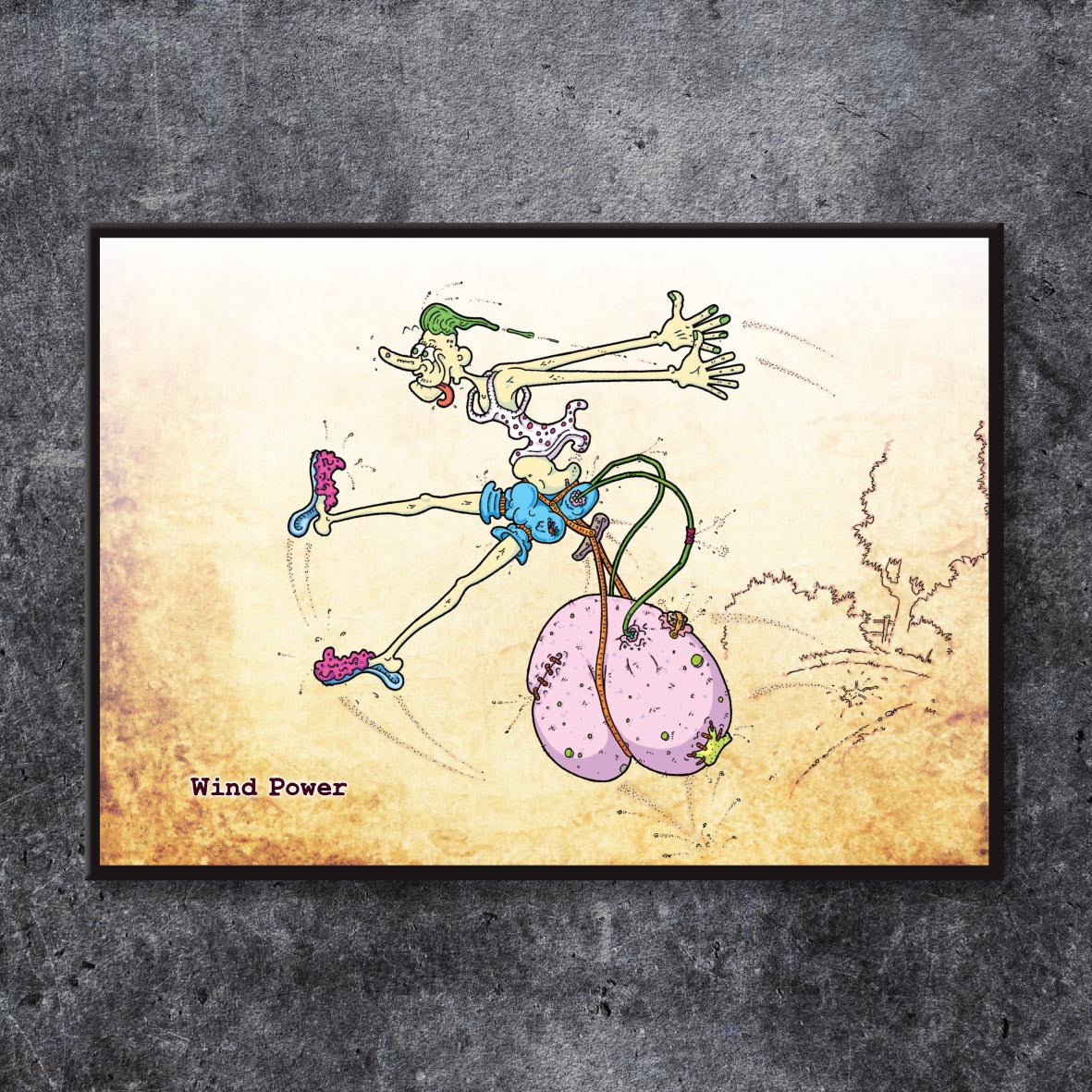 Wind Power Art Print